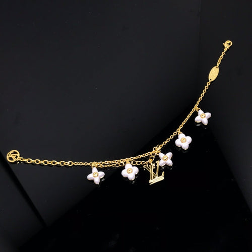 [Novalux]LOGO 6 MOTIF STAR AND SUN GOLD BRACELET