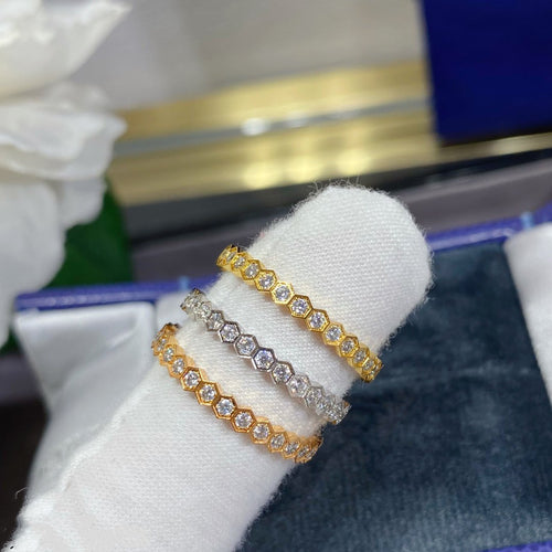 [Novalux]BEE LOVE DIAMOND PAVED SMALL RING