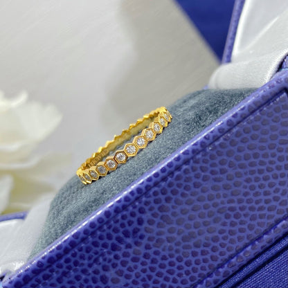 [Novalux]BEE LOVE DIAMOND PAVED SMALL RING
