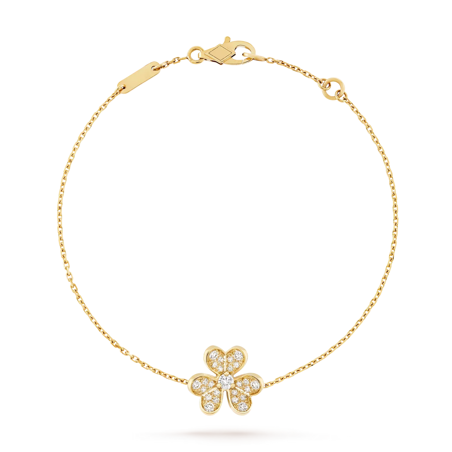 [Novalux]LUMINOUS BLOSSOM SINGLE-MOTIF CHARM BRACELET