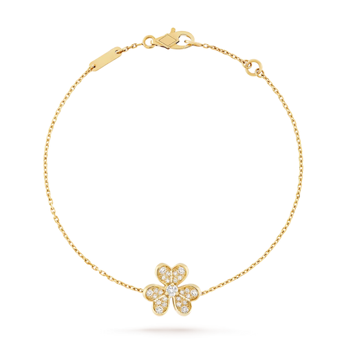 [Novalux]LUMINOUS BLOSSOM SINGLE-MOTIF CHARM BRACELET