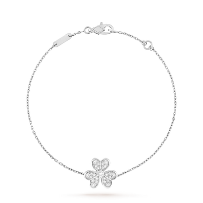 [Novalux]LUMINOUS BLOSSOM SINGLE-MOTIF CHARM BRACELET