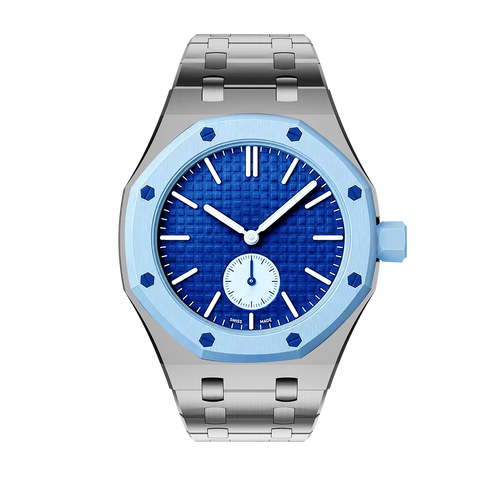 [Novalux]OAK POP EXCLUSIVE SILVER STEEL STRAP
