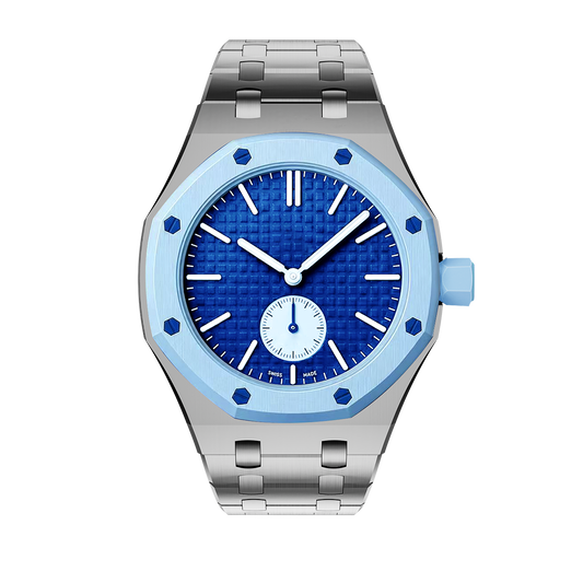 [Novalux]OAK POP EXCLUSIVE SILVER STEEL STRAP