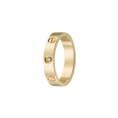 [Novalux]LOVE 4MM 1 DIAMOND RING