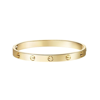 [Novalux]CLASSIC 6.1MM LOVE SINGLE-SCREW CLOSURE BANGLE
