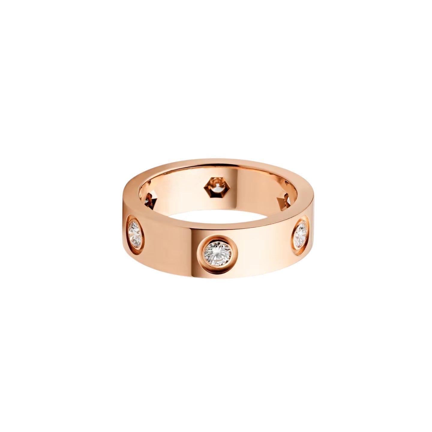 [Novalux]LOVE 5.5MM 6 DIAMONDS RING