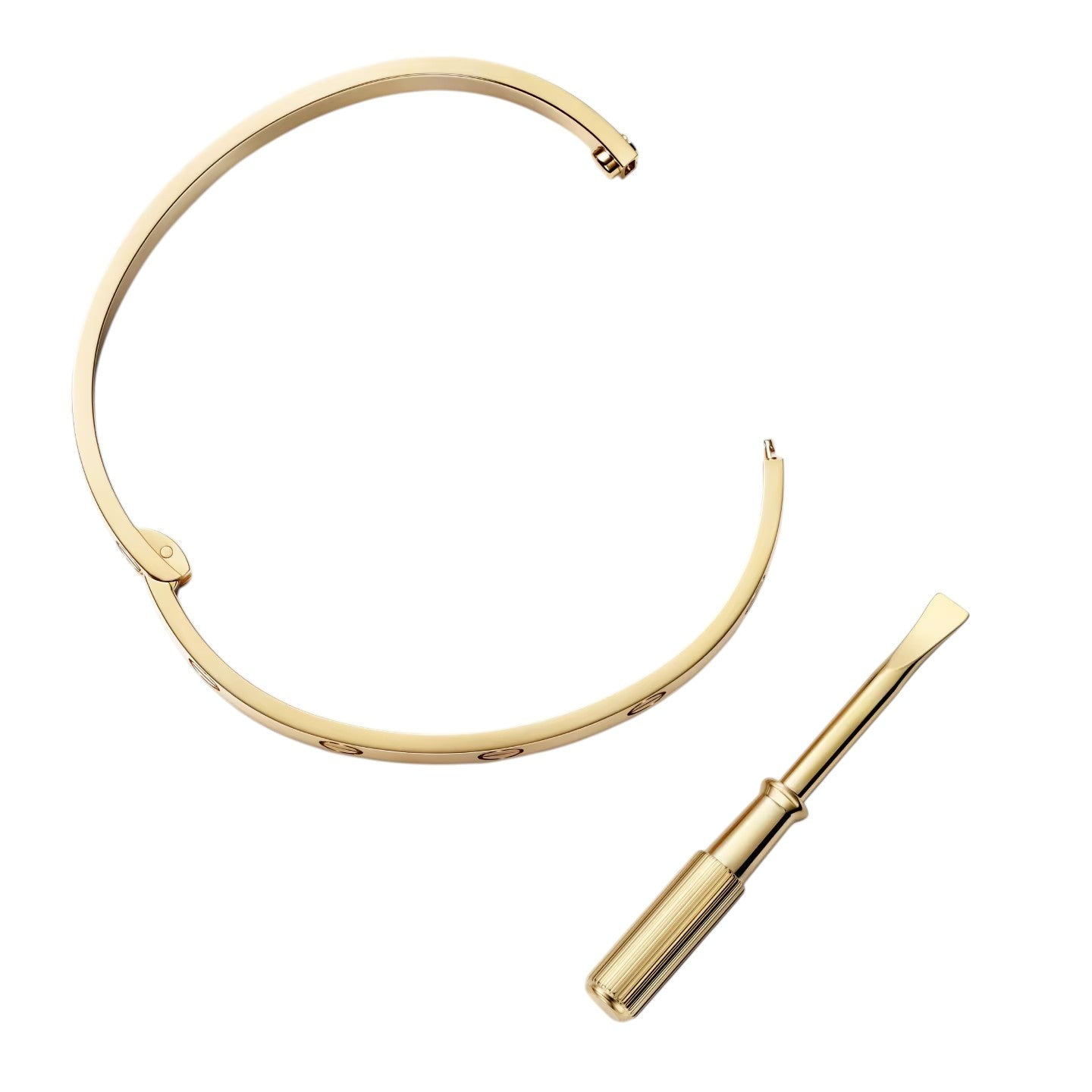 [Novalux]CLASSIC 6.1MM LOVE SINGLE-SCREW CLOSURE BANGLE