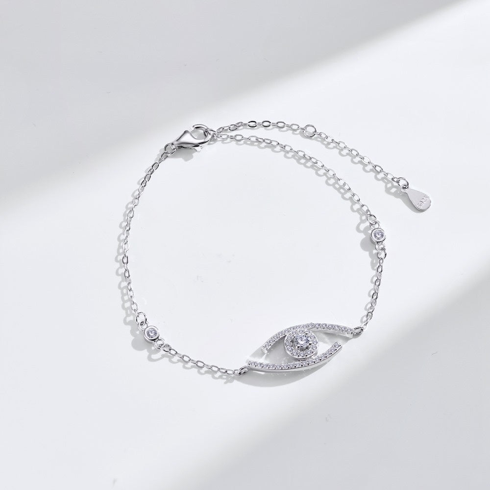 [Novalux]LUCKY EYE PAVÉ-SET DIAMOND BRACELET