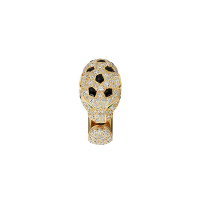 [Novalux]PANTHÈRE DE DIAMOND HALF-PAVÉ MEDIUM RING