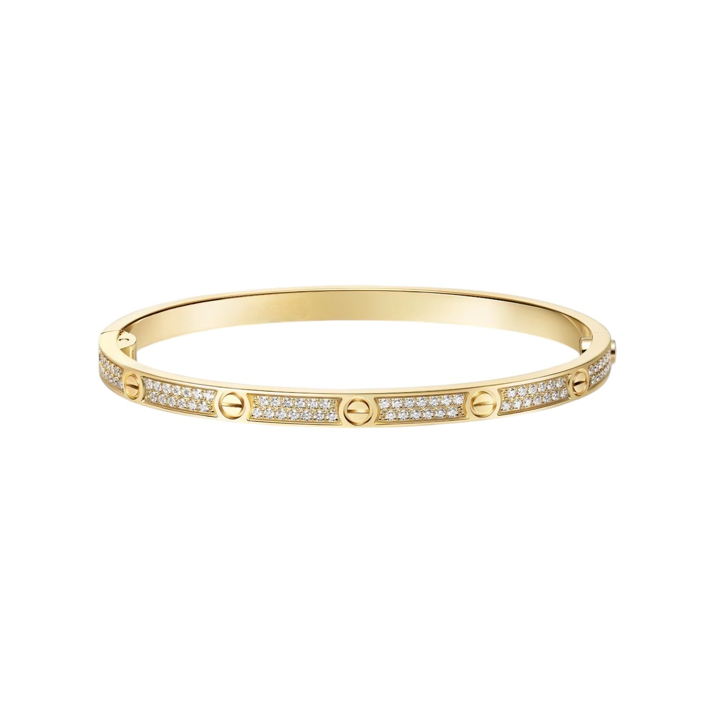 [Novalux]CLASSIC 3.65MM LOVE FULL PAVE BANGLE