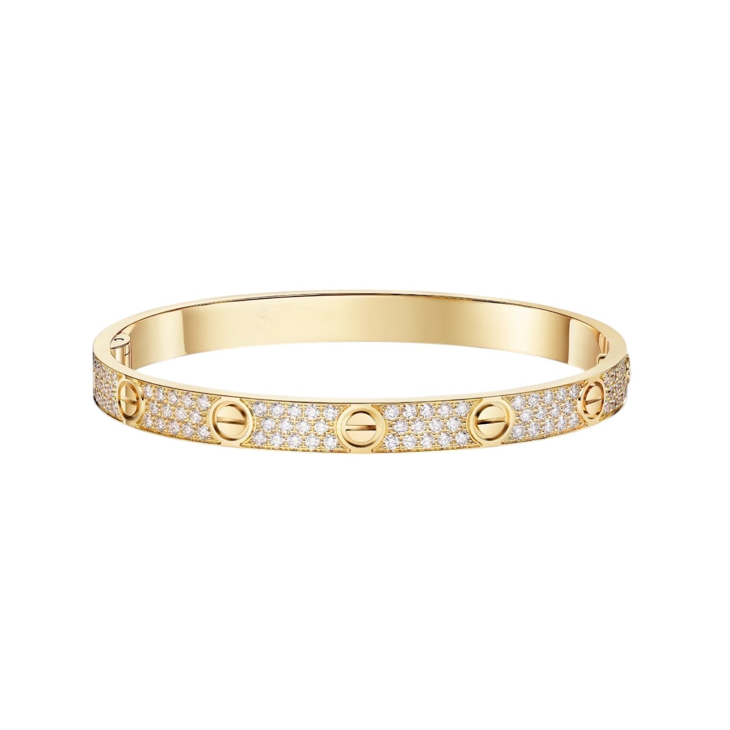 [Novalux]CLASSIC 6.1MM LOVE BANGLE - FULL PAVÉ