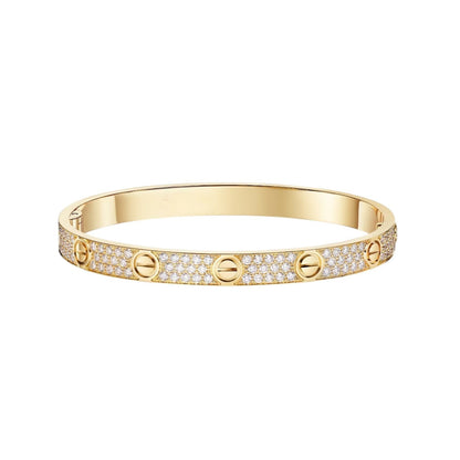 [Novalux]CLASSIC 6.1MM LOVE BANGLE - FULL PAVÉ