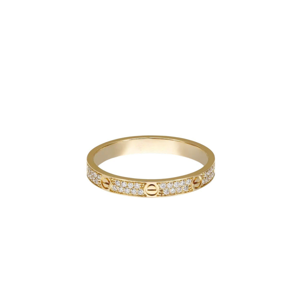 [Novalux]LOVE 2.6MM PAVÉ DIAMOND RING