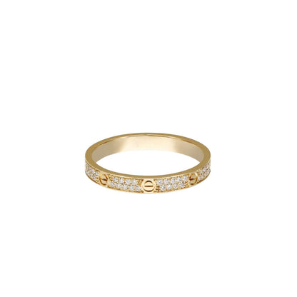 [Novalux]LOVE 2.6MM PAVÉ DIAMOND RING