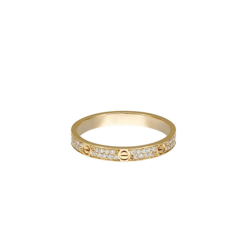 [Novalux]LOVE 2.6MM PAVÉ DIAMOND RING