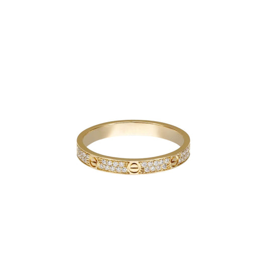 [Novalux]LOVE 2.6MM PAVÉ DIAMOND RING