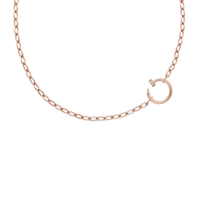 [Novalux]CLOU DIAMOND NAIL PENDANT NECKLACE