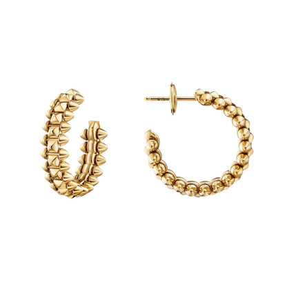 [Novalux]CLASH DE 6.4MM HOOP SMALL MODEL EARRINGS