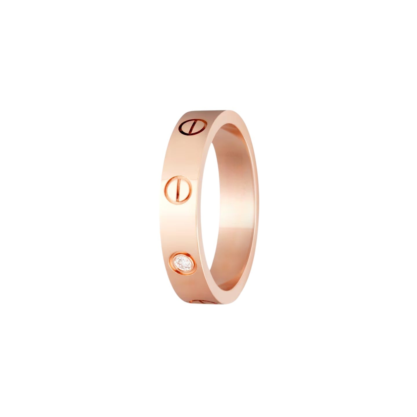 [Novalux]LOVE 4MM 1 DIAMOND RING