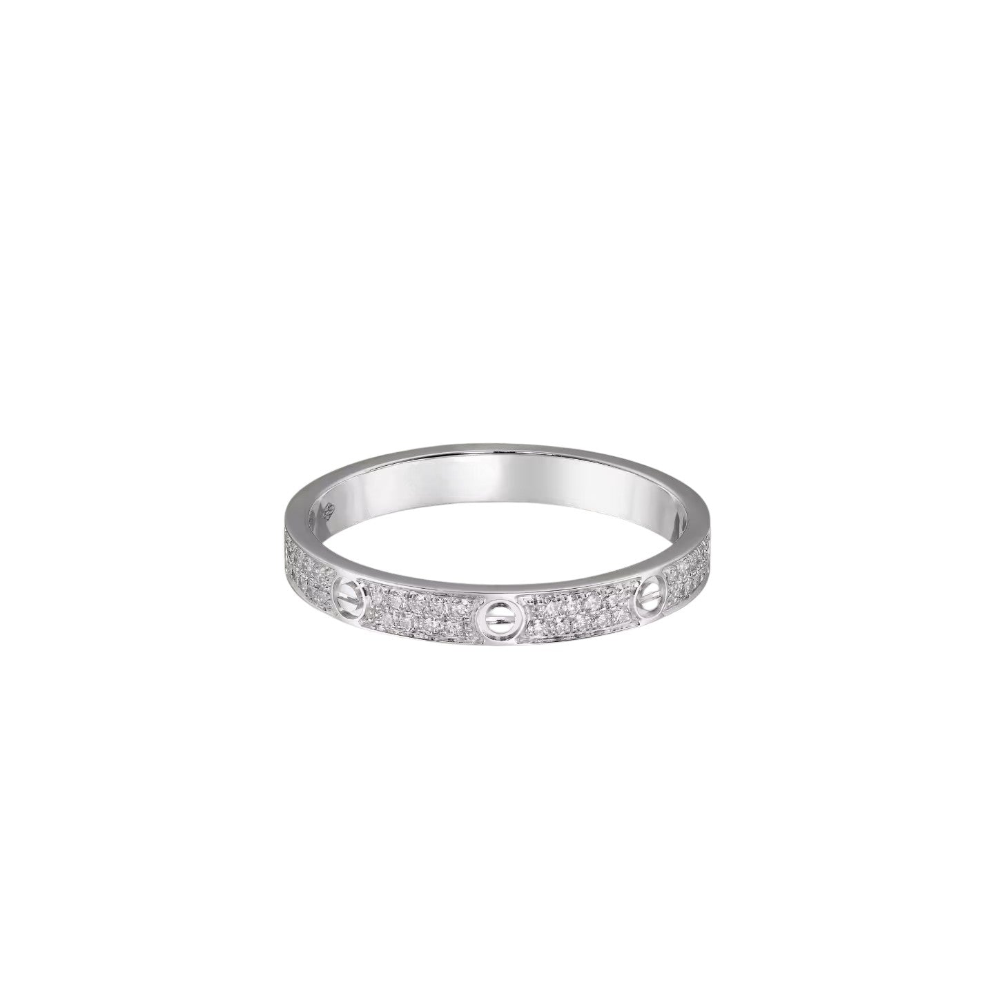 [Novalux]LOVE 2.6MM PAVÉ DIAMOND RING