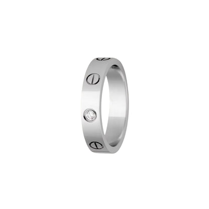 [Novalux]LOVE 4MM 1 DIAMOND RING