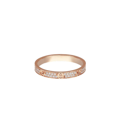 [Novalux]LOVE 2.6MM PAVÉ DIAMOND RING