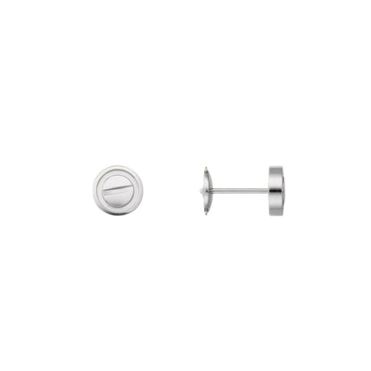 [Novalux]LOVE 7.2MM HOOP EARRINGS