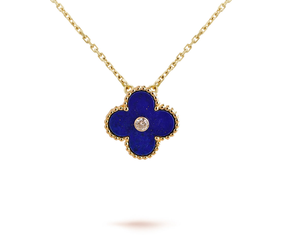 [Novalux]LIMITED EDITION CHRISTMAS CLOVER FLOWER NECKLACE - 15MM ANNUAL COLLECTIBLE PENDANT