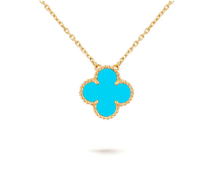 [Novalux]15MM CLOVER FLOWER PENDANT NECKLACE COLLECTION