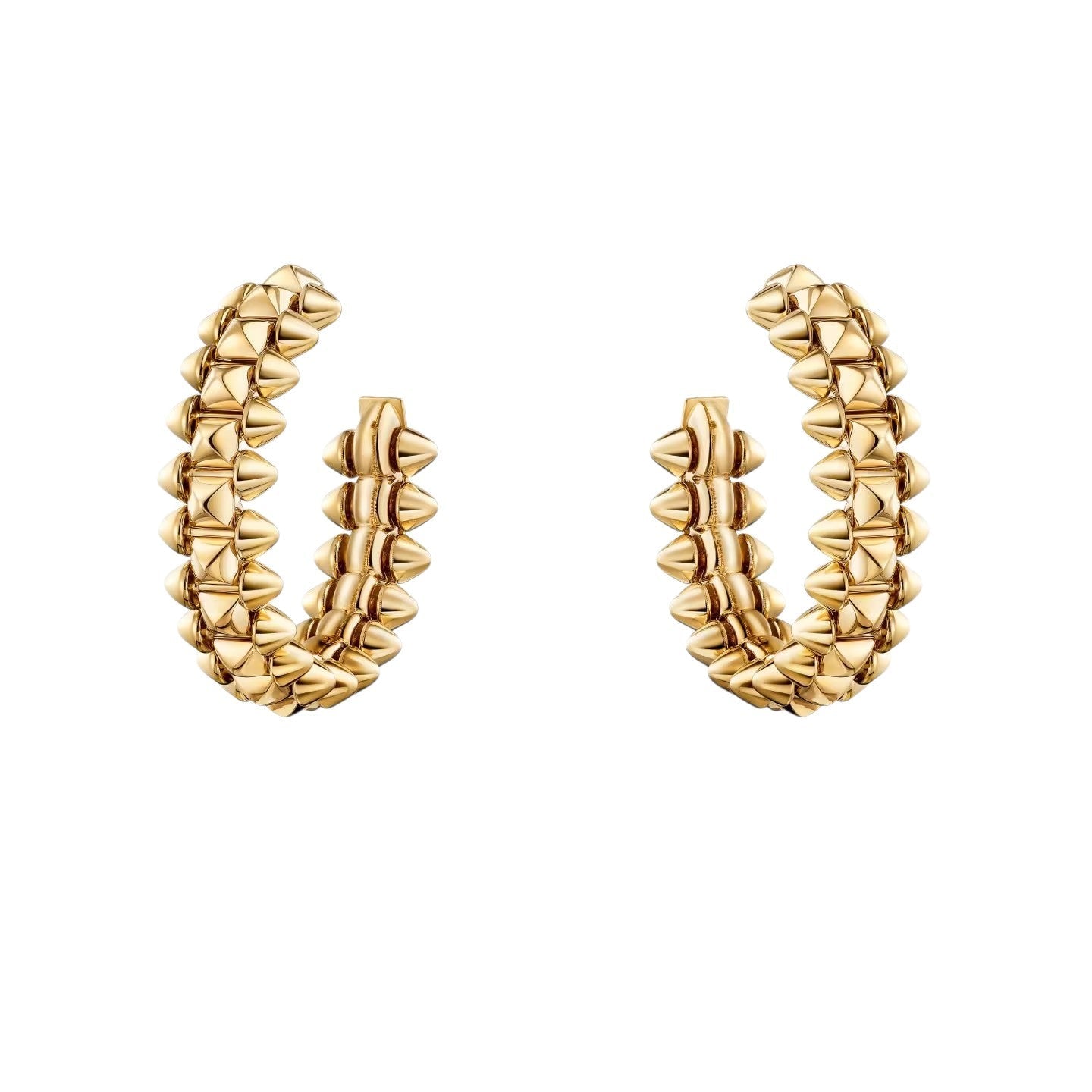 [Novalux]CLASH DE 6.4MM HOOP SMALL MODEL EARRINGS