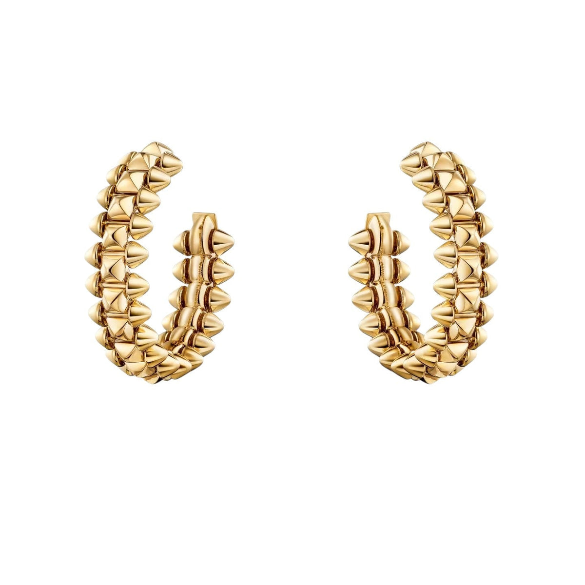 [Novalux]CLASH DE 6.4MM HOOP SMALL MODEL EARRINGS