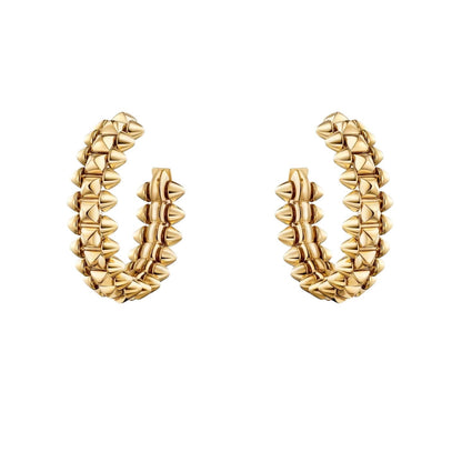 [Novalux]CLASH DE 6.4MM HOOP SMALL MODEL EARRINGS