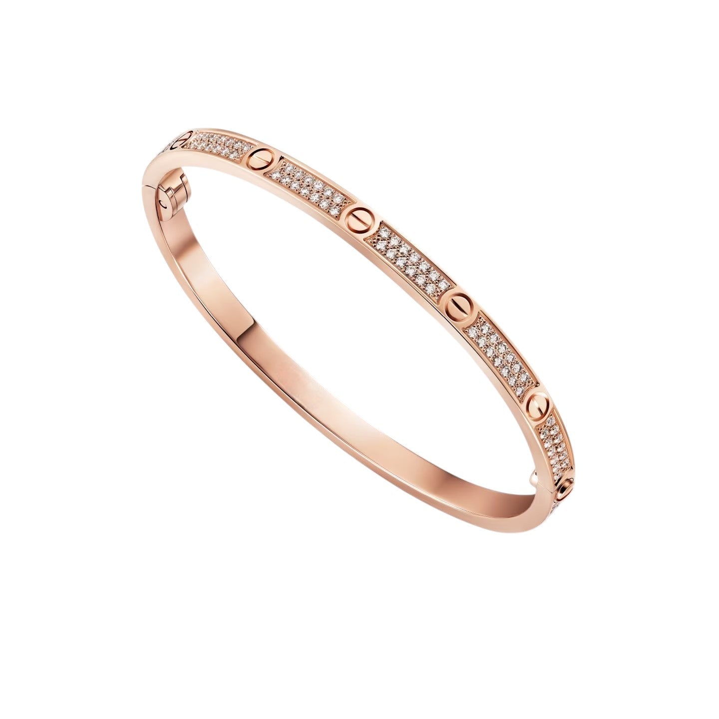 [Novalux]CLASSIC 3.65MM LOVE FULL PAVE BANGLE