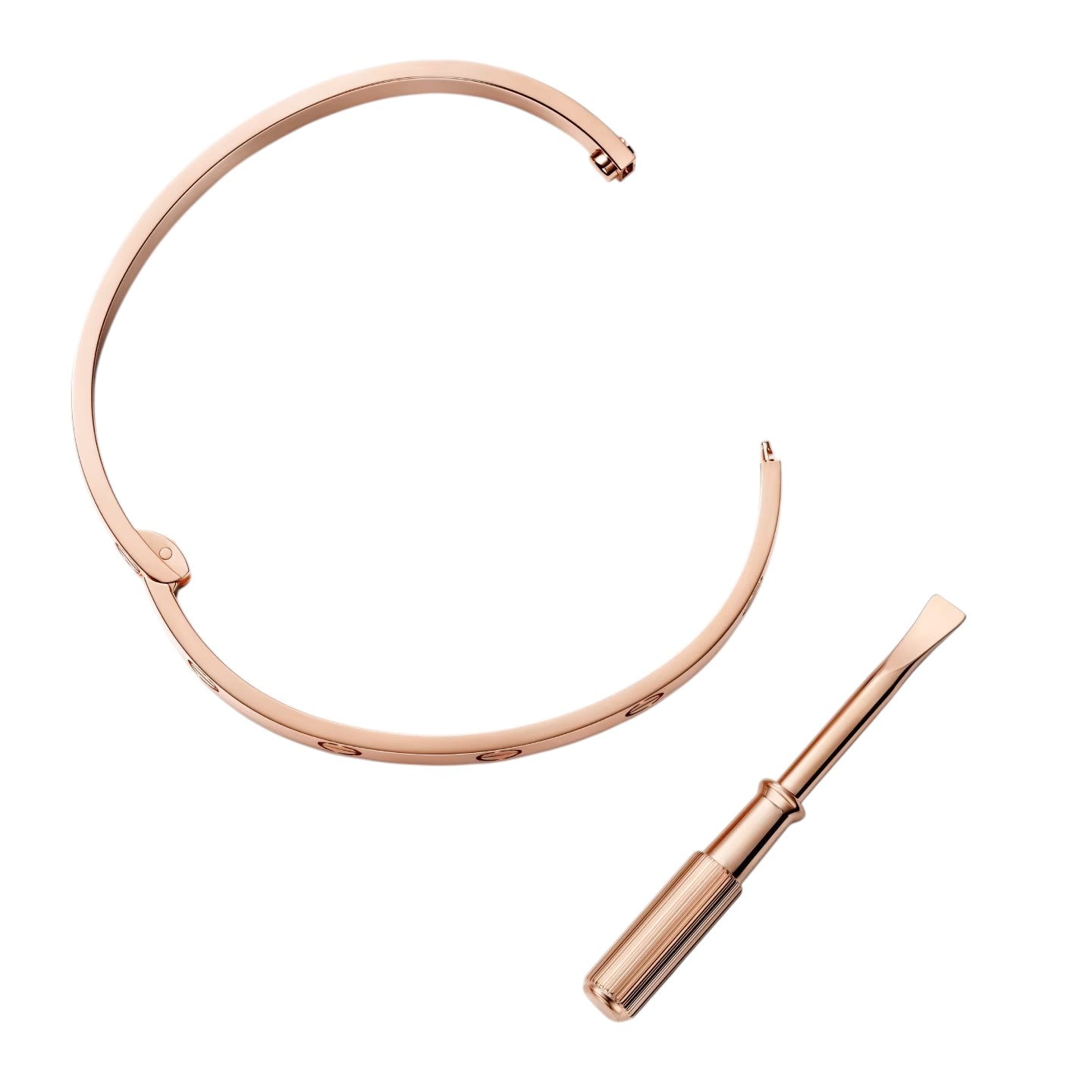 [Novalux]CLASSIC 6.1MM LOVE SINGLE-SCREW CLOSURE BANGLE