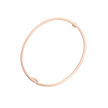 [Novalux]CLASSIC 6.1MM LOVE SINGLE-SCREW CLOSURE BANGLE - 10-DIAMOND