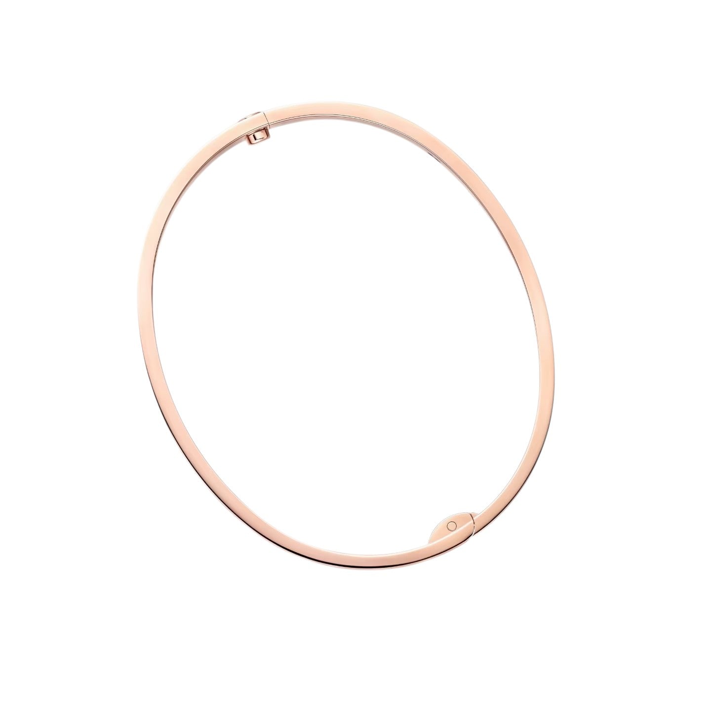 [Novalux]CLASSIC 6.1MM LOVE SINGLE-SCREW CLOSURE BANGLE - 4-DIAMOND