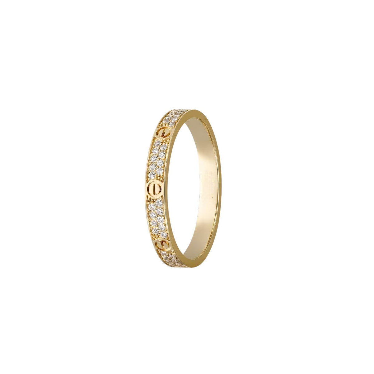 [Novalux]LOVE 2.6MM PAVÉ DIAMOND RING