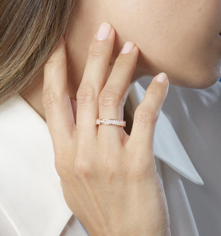 [Novalux]ALLIANCE LIENS VIDENCE PAVED DIAMOND 4MM RING
