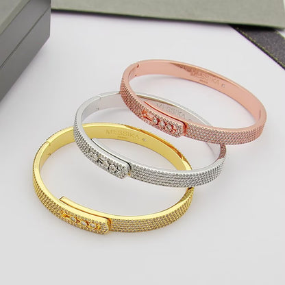 [Novalux]MOVE NOA FULL-PAVÉ DIAMOND BANGLE BRACELET