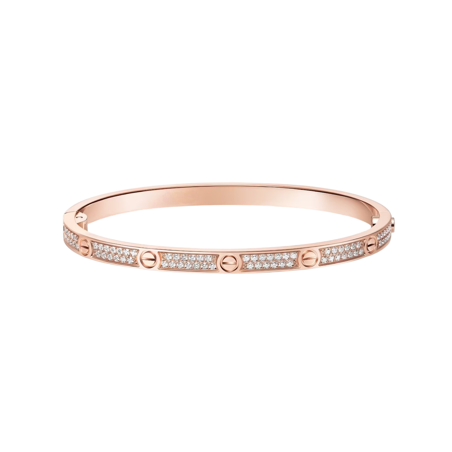 [Novalux]CLASSIC 3.65MM LOVE FULL PAVE BANGLE