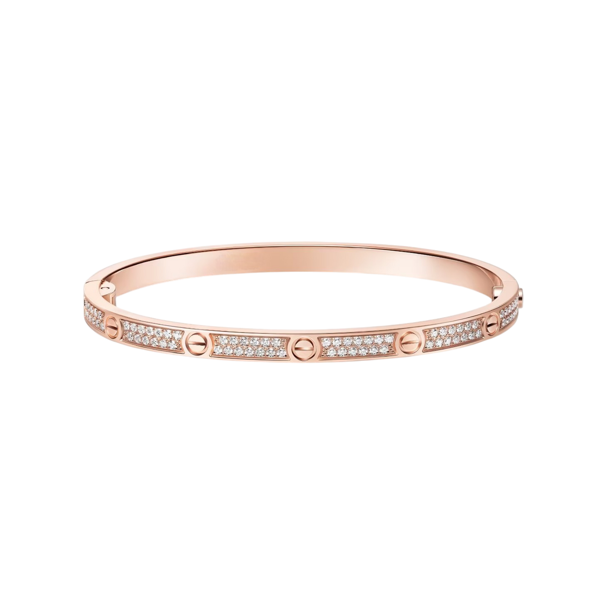 [Novalux]CLASSIC 3.65MM LOVE FULL PAVE BANGLE