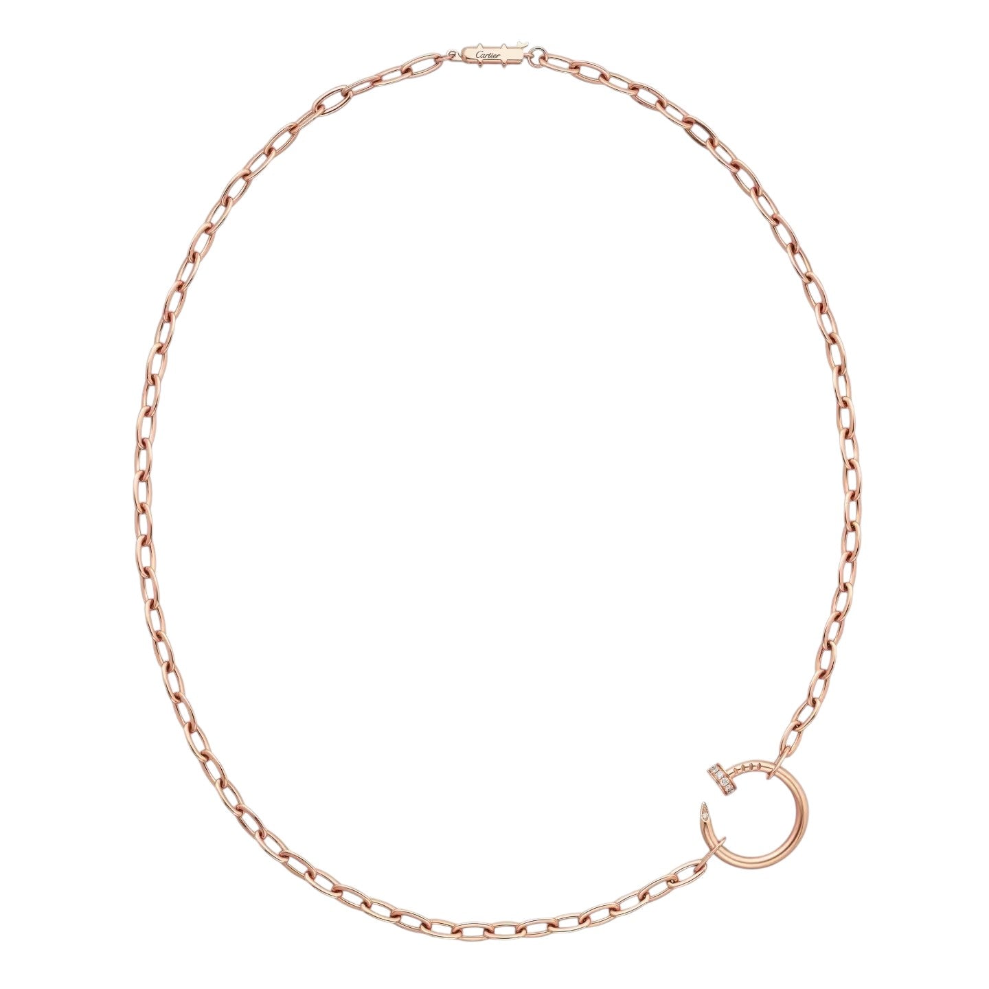 [Novalux]CLOU DIAMOND NAIL PENDANT NECKLACE