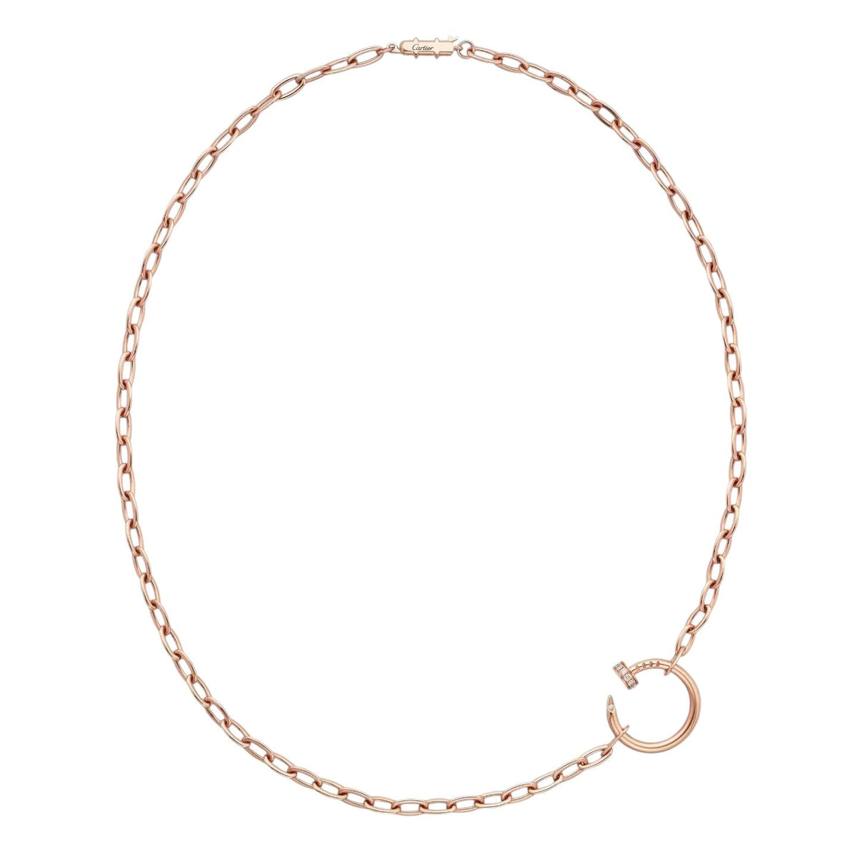 [Novalux]CLOU DIAMOND NAIL PENDANT NECKLACE