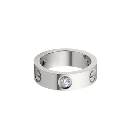 [Novalux]LOVE 5.5MM 3 DIAMONDS RING