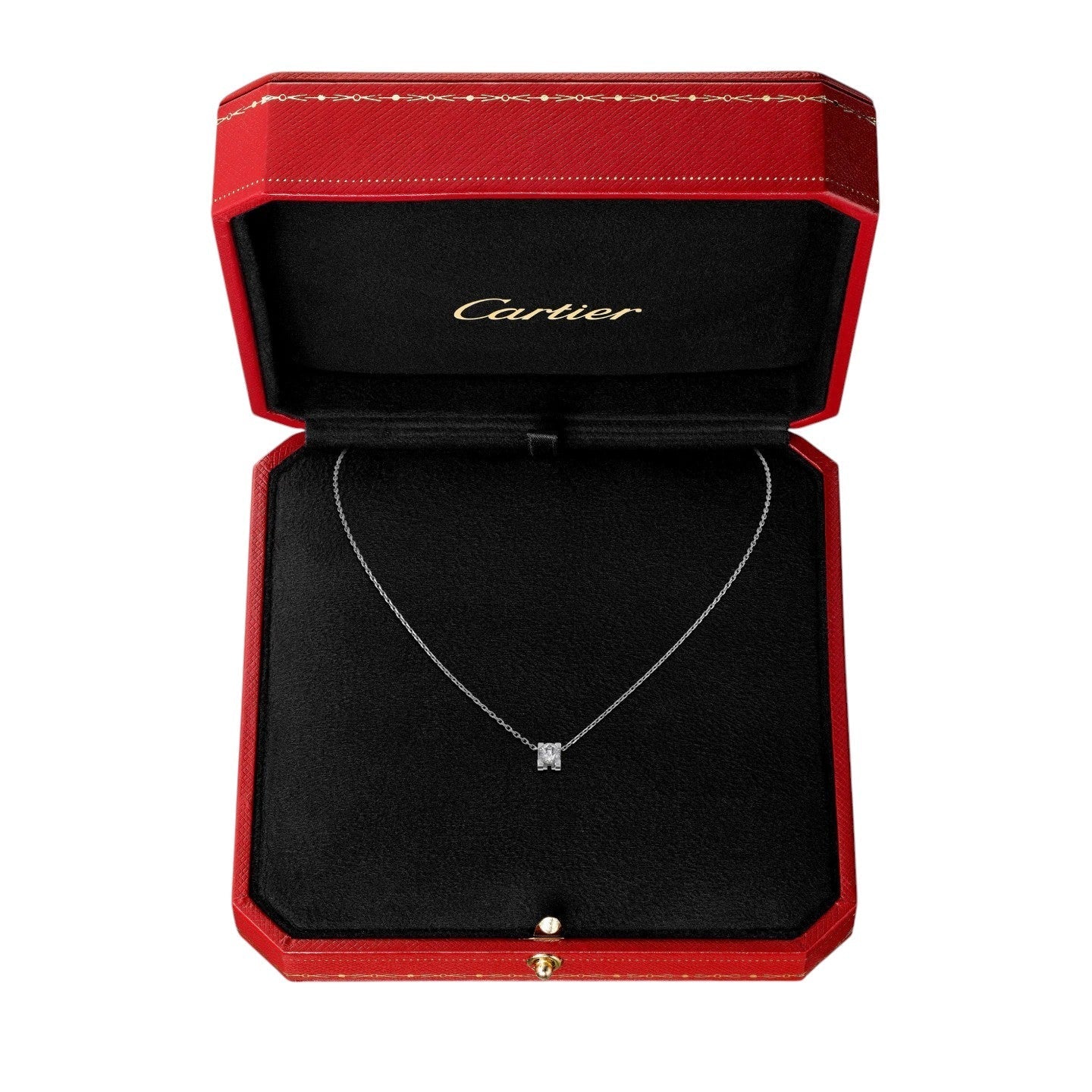 [Novalux]C DE PENDANT DIAMOND NECKLACE