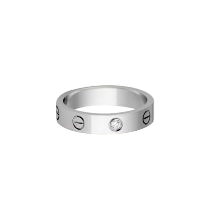 [Novalux]LOVE 4MM 1 DIAMOND RING