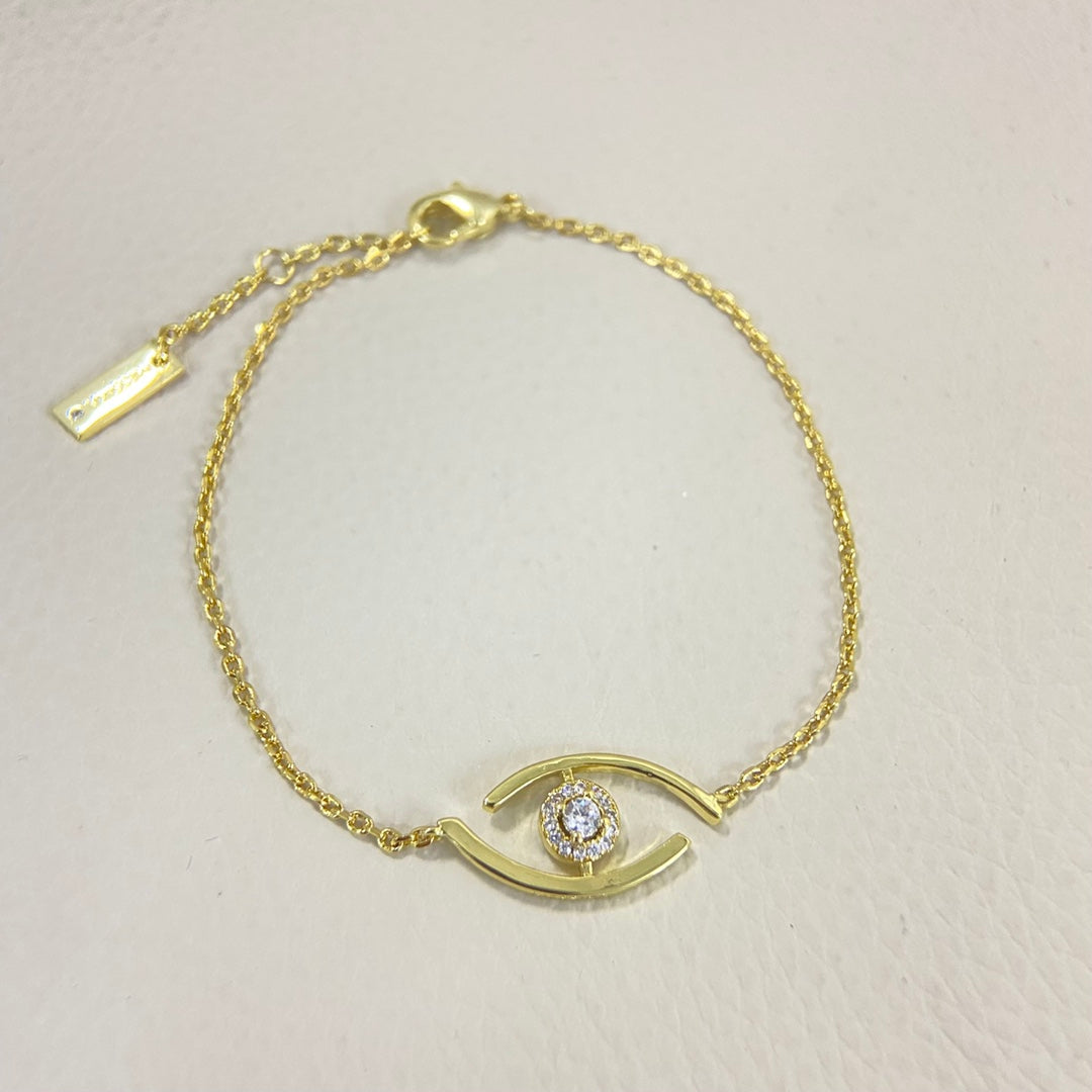 [Novalux]LUCKY EYE PAVÉ-SET DIAMOND BRACELET