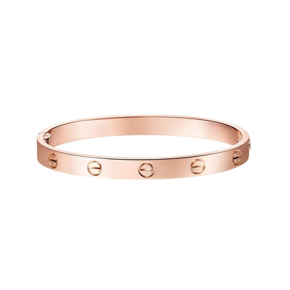 [Novalux]CLASSIC 6.1MM LOVE SINGLE-SCREW CLOSURE BANGLE