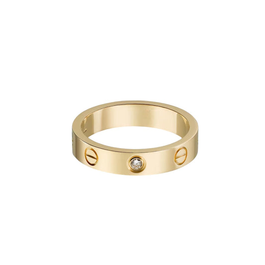 [Novalux]LOVE 4MM 1 DIAMOND RING